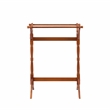 Pemberly Row Modern / Contemporary Wood Blanket Rack in Oak Brown
