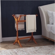 Pemberly Row Modern / Contemporary Wood Blanket Rack in Oak Brown