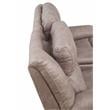 Pemberly Row Modern Desert Sand Power Recliner Console Loveseat