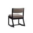 Pemberly Row Two Position Sled Base Wood Commercial Grade Chair in Black