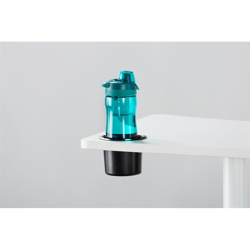 Pemberly Row Pneumatic Height-Adjustable Stand-Up Mobile Workstation