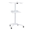 Pemberly Row Pneumatic Height-Adjustable Stand-Up Mobile Workstation