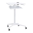 Pemberly Row Pneumatic Height-Adjustable Stand-Up Mobile Workstation