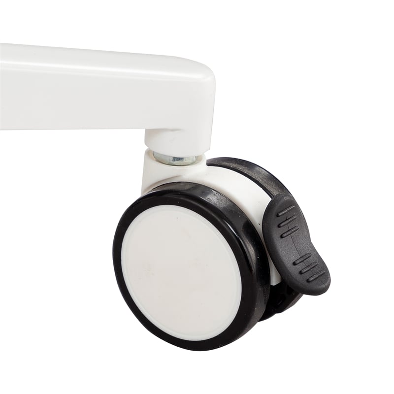 Pemberly Row Pneumatic Height-Adjustable Stand-Up Mobile Workstation