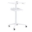 Pemberly Row Pneumatic Height-Adjustable Stand-Up Mobile Workstation