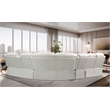 Pemberly Row 3 - Piece USB Vegan Leather Reclining Sectional with Sound System
