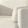 Pemberly Row Fabric Power Swivel Glider Recliner Chair in White with USB Charger