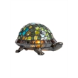 Pemberly Row Contemporary Transitional Blue Turtle Accent Lamp