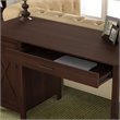 Pemberly Row Computer Desk with Lateral File Cabinet in Cherry - Engineered Wood