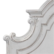 Pemberly Row Contemporary Magnolia Manor White King Panel Bed