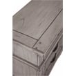 Pemberly Row Contemporary Antique Gray Wood 2-drawer Nightstand