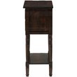 Pemberly Row Contemporary Console Table in Espresso Wood Finish