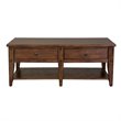 Pemberly Row Modern / Contemporary Dark Brown Cocktail Table