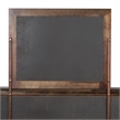Pemberly Row Contemporary Transitional Dark Brown Finish Mirror