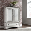 Pemberly Row Modern / Contemporary Magnolia Manor White Door Chest