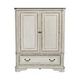 Pemberly Row Modern / Contemporary Magnolia Manor White Door Chest