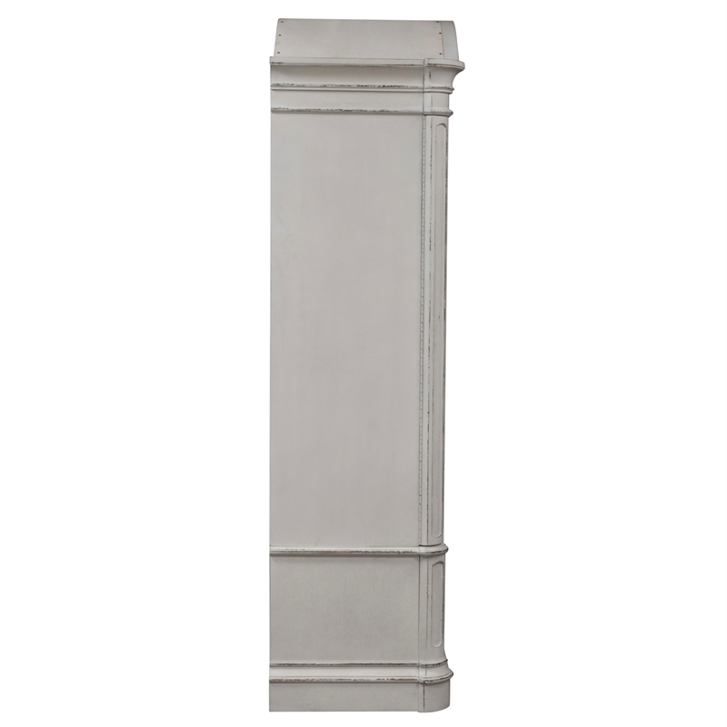 Pemberly Row Modern / Contemporary Magnolia Manor White Armoire