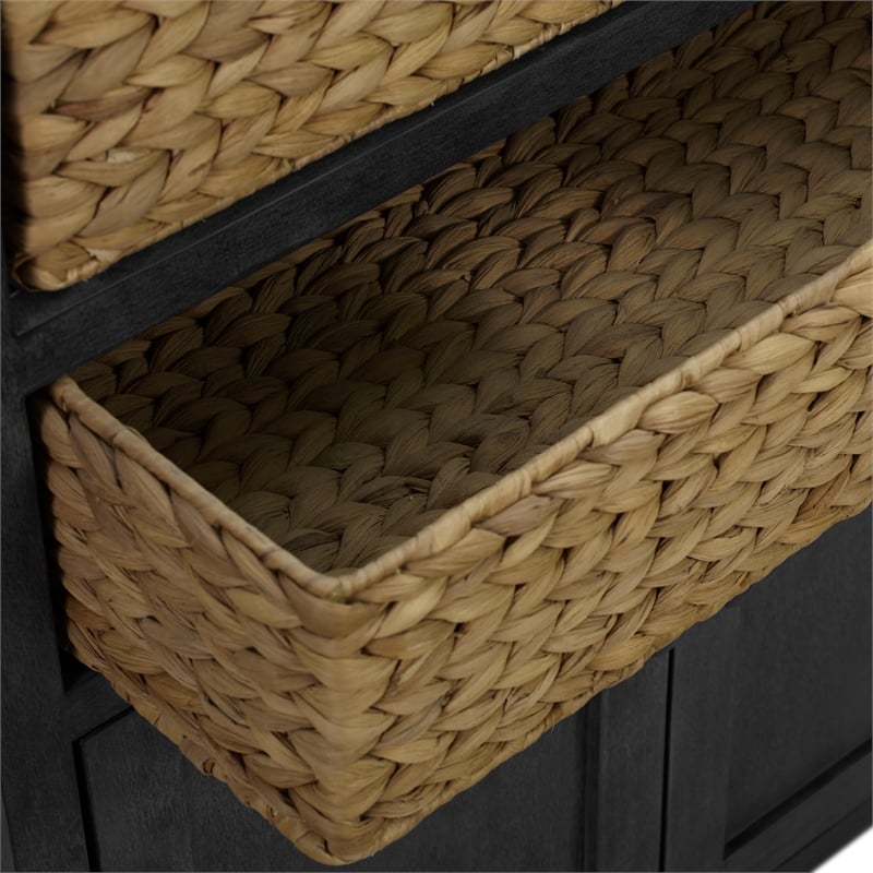 Pemberly Row Modern / Contemporary Storage Cabinet Dark Gray