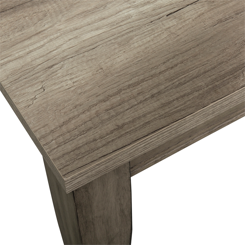 Pemberly Row Contemporary Transitional Light Brown Bench (RTA)