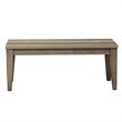Pemberly Row Contemporary Transitional Light Brown Bench (RTA)