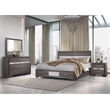 Pemberly Row Modern / Contemporary Melamine Wood Gray 6-Drawer Chest