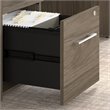 Pemberly Row 16W 3 Drawer File Cabinet in Modern Hickory - Engineered Wood