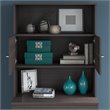 Pemberly Row 36W Bookcase Hutch in Storm Gray - Engineered Wood