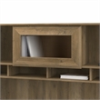 Pemberly Row Modern 60W Hutch in Reclaimed Pine - Engineered Wood