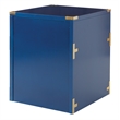 Pemberly Row 2 Drawer File Cabinet in Lapis Blue Fully Assembled