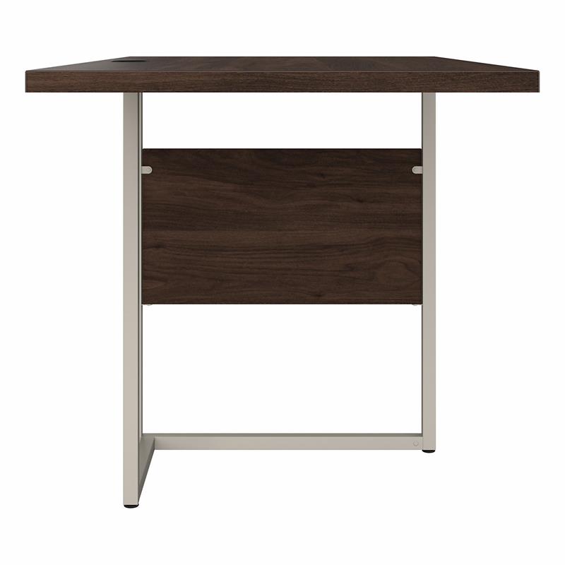 Pemberly Row 42W x 24D Desk Return/Bridge in Black Walnut - Engineered Wood