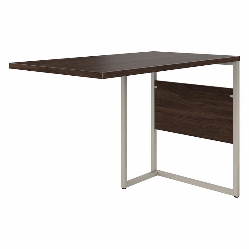 Pemberly Row 42W x 24D Desk Return/Bridge in Black Walnut - Engineered Wood