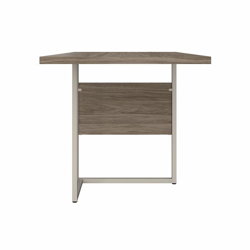 Pemberly Row 42W x 24D Desk Return/Bridge in Modern Hickory - Engineered Wood