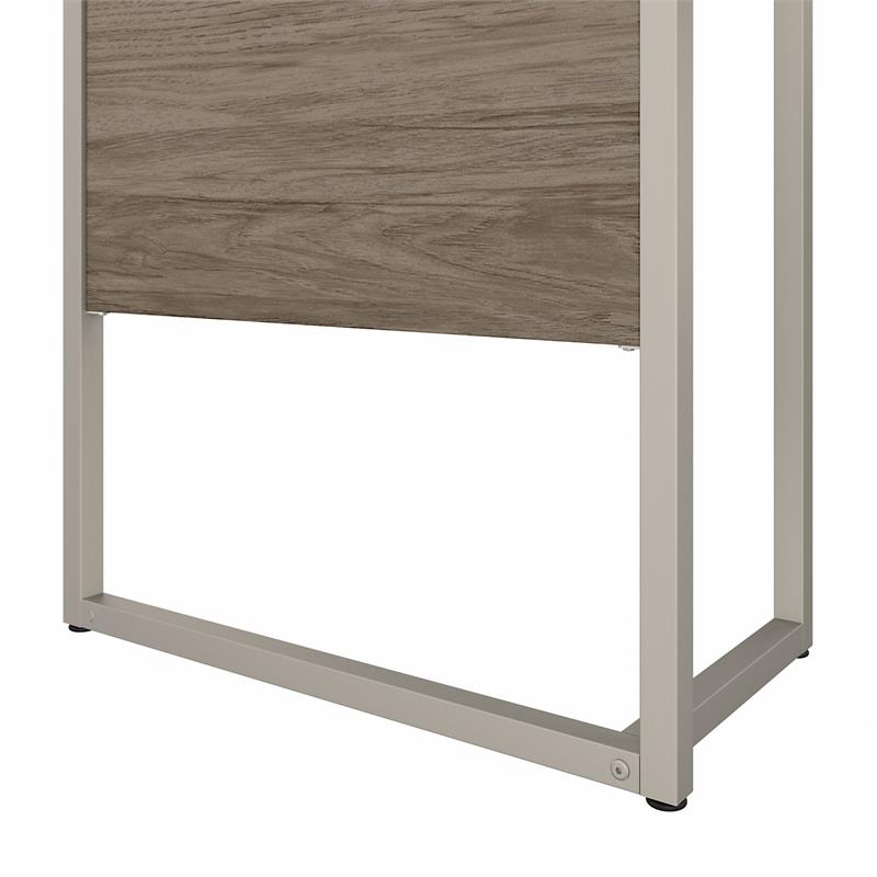 Pemberly Row 42W x 24D Desk Return/Bridge in Modern Hickory - Engineered Wood