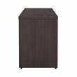 Pemberly Row Low Storage Cabinet with Doors in Storm Gray - Engineered Wood