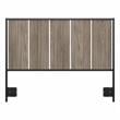 Pemberly Row Full/Queen Size Headboard in Modern Hickory - Engineered Wood