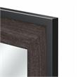 Pemberly Row 6 Drawer Dresser with Mirror in Charcoal Gray - Engineered Wood