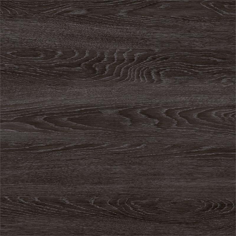 Pemberly Row 6 Drawer Dresser with Mirror in Charcoal Gray - Engineered Wood