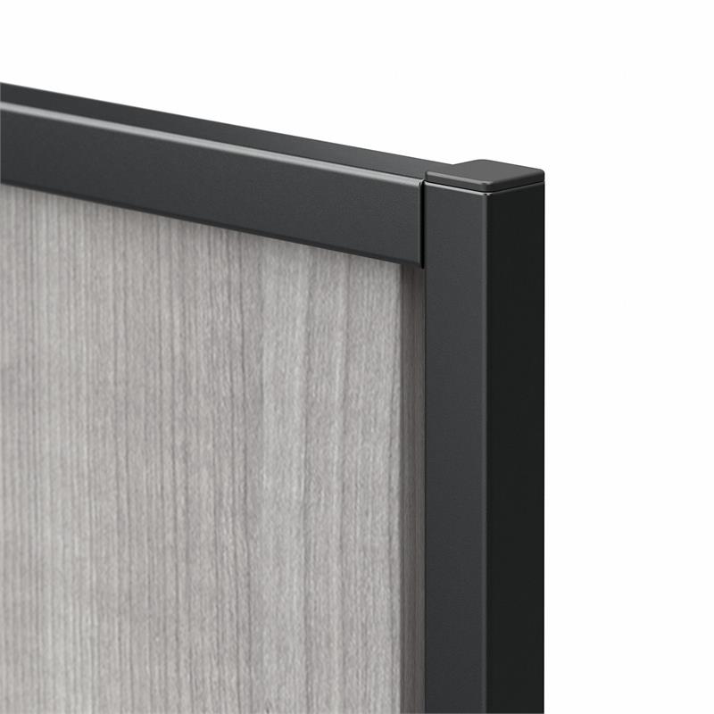 Pemberly Row Full/Queen Size Headboard in Platinum Gray - Engineered Wood