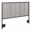 Pemberly Row Full/Queen Size Headboard in Platinum Gray - Engineered Wood