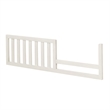 Pemberly Row Wood Toddler Guardrail Rail in Weathered White
