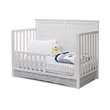 Pemberly Row Wood Toddler Guardrail Rail in Weathered White