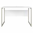 Pemberly Row 48W x 24D Computer Table Desk in White - Engineered Wood