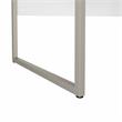 Pemberly Row 48W x 24D Computer Table Desk in White - Engineered Wood