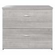 Pemberly Row 2 Drawer Lateral File Cabinet in Platinum Gray - Engineered Wood