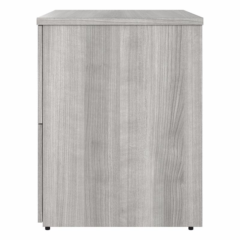 Pemberly Row 2 Drawer Lateral File Cabinet in Platinum Gray - Engineered Wood