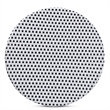 Pemberly Row Black and White Weaving and Rattan Dining Table