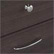 Pemberly Row 72W L Shaped Computer Desk with File in Heather Gray - Wood