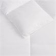 Pemberly Row 100 Percent Cotton Double Insertion Comforter in White