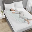 Pemberly Row Polyester Rayon Foam Pillow with Bamboo Cover in Ivory