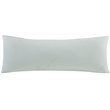 Pemberly Row Polyester Rayon Foam Pillow with Bamboo Cover in Ivory